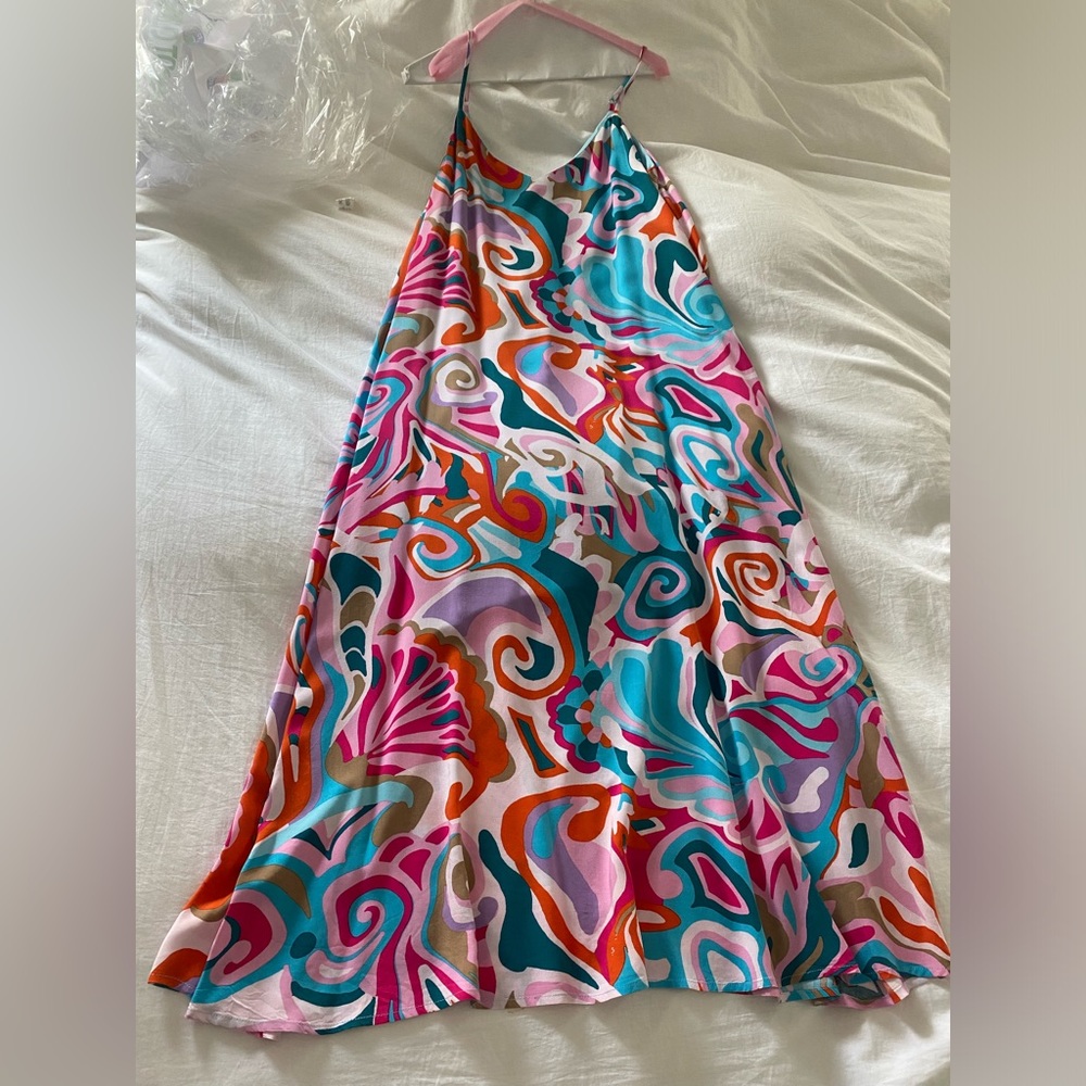 Pink Blush Maternity - Emily Wonder; Size Medium Maxi Maternity Dress